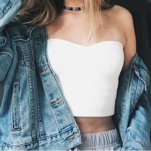 Babaton XS White Olaf Top